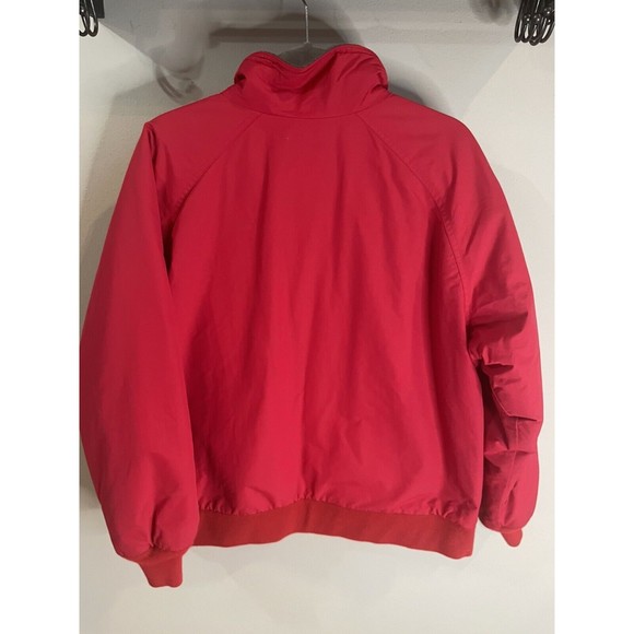 Lands’ End Aircore-200 Polartec Fleece Lined Red/Gray Jacket - Medium, 10-12 - Picture 3 of 7